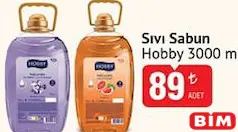 HOBBY SIVI SABUN 3 L fiyat ve kampanya bilgisi